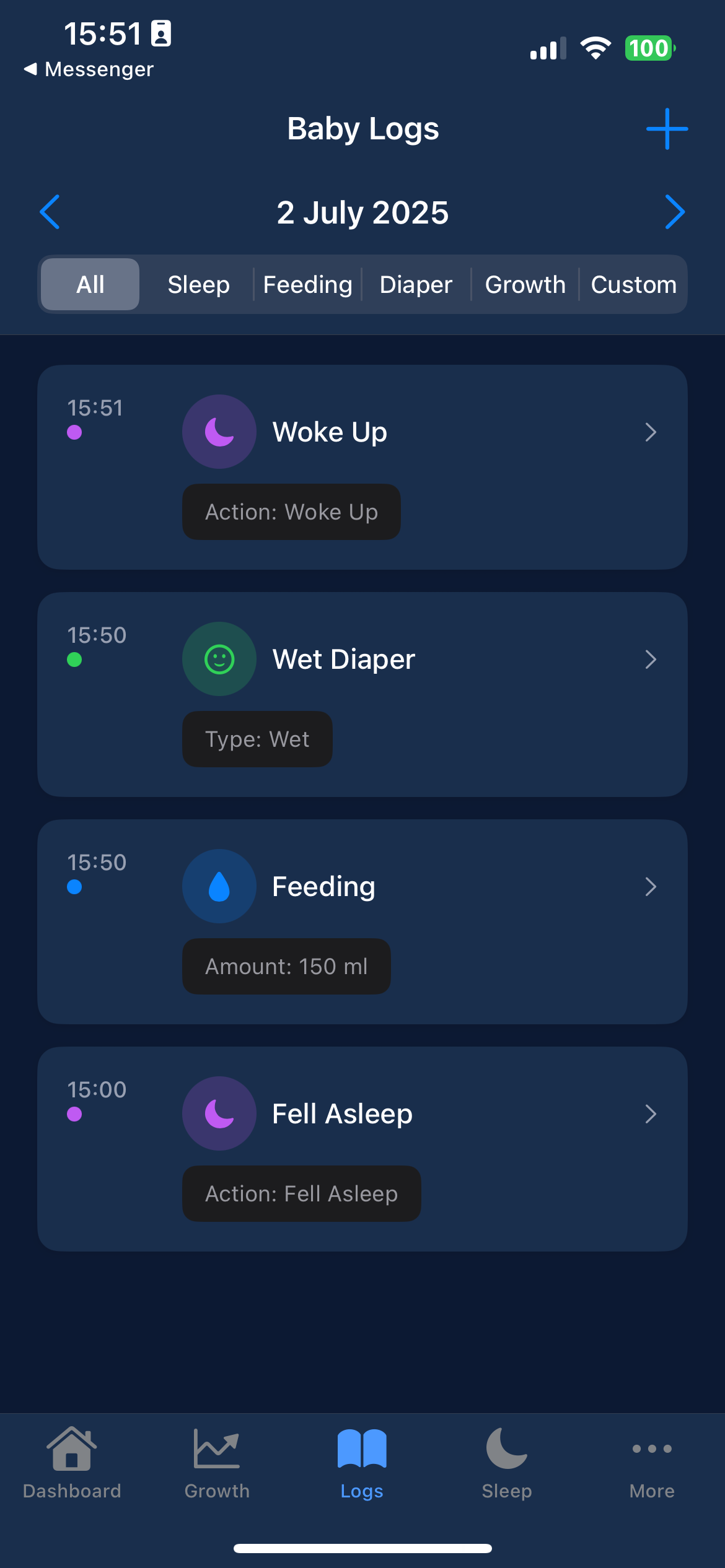 Daily Logs